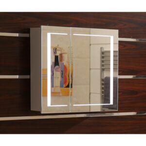 Горен огледален шкаф 6015-80 LED