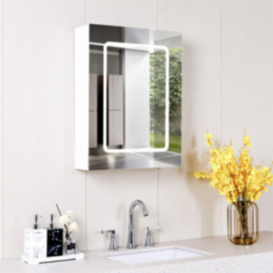 Горен огледален PVC шкаф за баня 5015/65-1