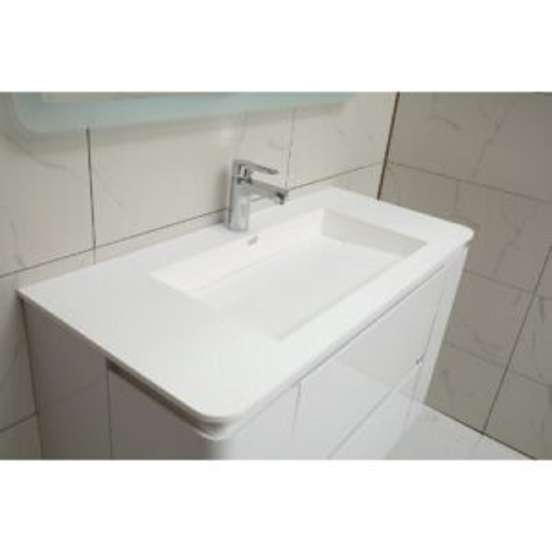 Долен конзолен PVC шкаф за баня 10046 - Image 2