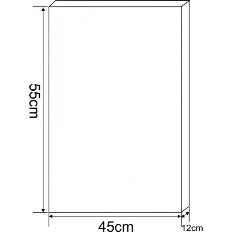 Горен огледален PVC шкаф за баня 1045 55 - Image 4