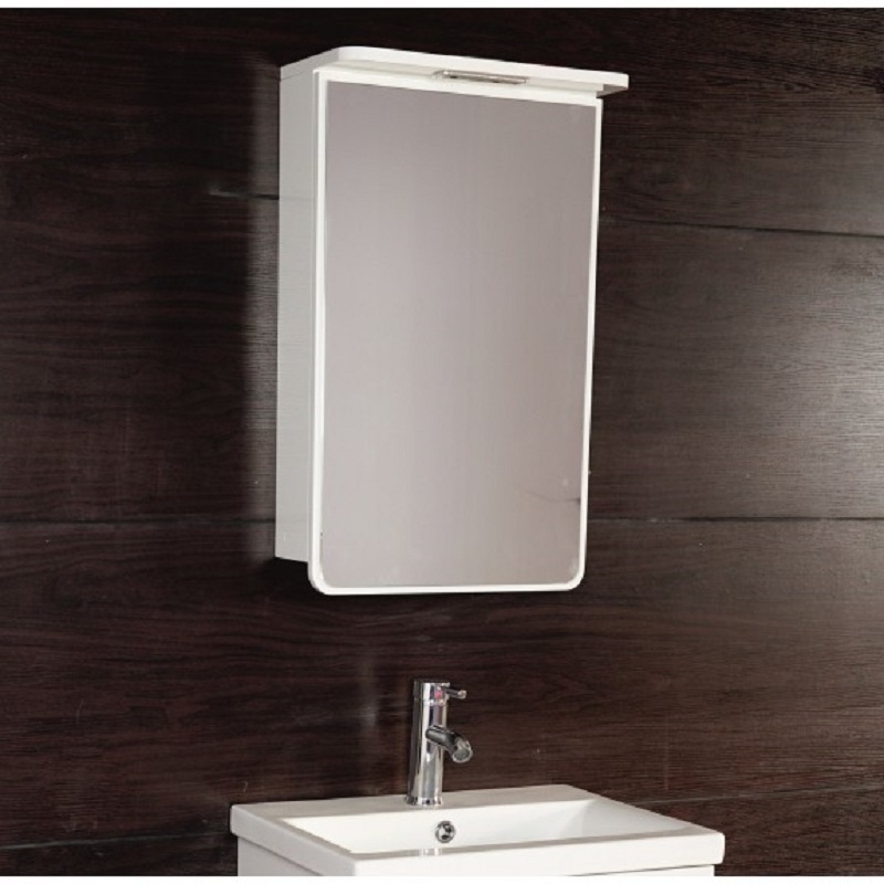 Горен огледален PVC шкаф за баня 1040 - 65 LED - Image 2