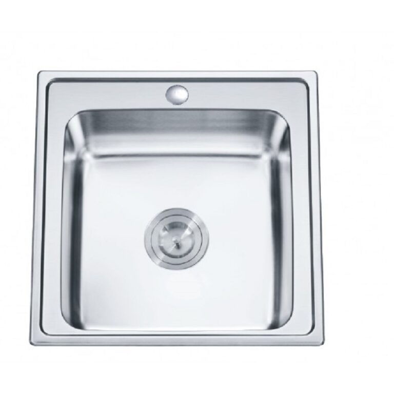 Кухненска мивка алпака Inter Ceramic ICK 5050 TAMPICO, 50x50 см, единично корито, инокс