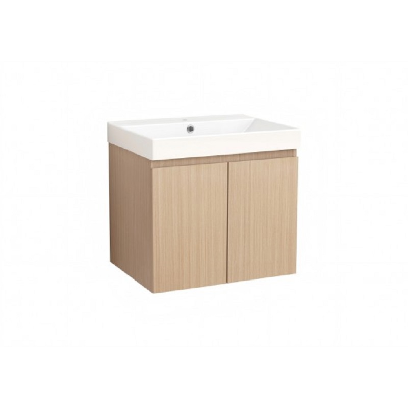 PVC шкаф за баня AMO-60 5157-60 с умивалник 5953W-2NEW